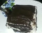 A picture of step 7 of Oreo biscuits bread cake(no fire).