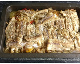 Foto del paso 7 de la receta: Filetes de pescado al horno con cama de patatas