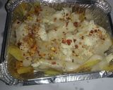 A picture of step 6 of Cheese fries 🍟.