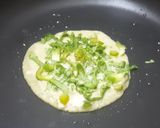 A picture of step 4 of Protein rich Moong-Dal Palak Chilla.