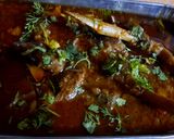 A picture of step 7 of Mutton gravy.