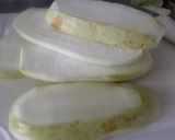 Foto del paso 1 de la receta: Calabaza blanca apanada con salsa de tomate y queso...🙄🍅🧀