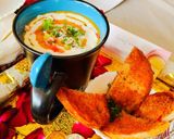 A picture of step 5 of Broccoli Cheddar Cheese Soup.