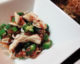 A picture of step 7 of * Boiled Pork and Okra Chilled Salad *.