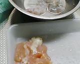 A picture of step 1 of Chicken and Shrimp with Wasabi and Mayonnaise.