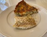 Une image de l'étape 8 de 😋 Quiche moelleuse aux poireaux.