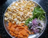 कॉर्न पुलाव (corn pulav recipe in marathi) रेसिपी स्टेप 1 फोटो 