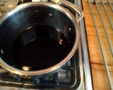 A picture of step 1 of Teriyaki sauce.