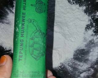 CENDOL tepung hunkwe - Step 1