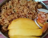 A picture of step 2 of Schezwan Rice.