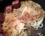 Udon noodles cheese and sausage recipe step 4 photo