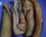 Foto langkah ke 1 dari resep Tumis kikil kacang panjang.