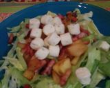 A picture of step 3 of Easy and tasty salad with apple, bacon and boursin.