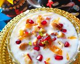 A picture of step 4 of Sabudana Fruit Custard.