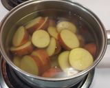 A picture of step 2 of Roasted Garlic Mashed Red Potatoes.