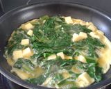 A picture of step 4 of Garden spinach omelette.
