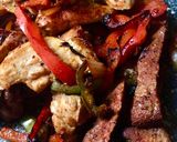A picture of step 8 of Instant Air Fryer Fajitas.