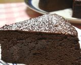 A picture of step 9 of Rich Fluffy Chocolate Souffle.