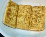A picture of step 5 of Tofu Piccata.