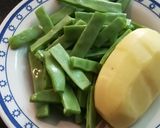Foto del paso 1 de la receta Judías verdes con huevo poché y refrito