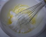 A picture of step 5 of Pancake Mix Baked Chocolate Cheesecake.
