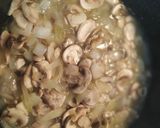 Foto del paso 3 de la receta: Espaguetis con salsa de champiñones y nueces