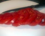 A picture of step 1 of Mom's Tomato Melts.