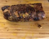 Foto del paso 6 de la receta: Rollo de Plátano frito relleno de puré de salmón, hierbas aromáticas y jamón Serrano