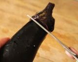A picture of step 1 of Eggplant in Nanban Sauce.