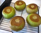 A picture of step 11 of Strong Matcha Milk Anpan.