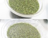 A picture of step 2 of Shiso Seed Kimchi.