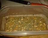 A picture of step 2 of Sea Bass with spinach and white wine.