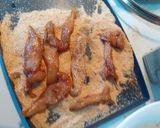 A picture of step 2 of Spicy chicken strips.