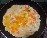 Foto langkah ke 3 dari resep Telur Dadar Gulung.