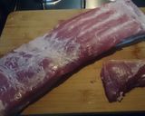 A picture of step 1 of Crispy Roasted Pork Belly.