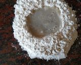 A picture of step 3 of Jollad Rotti (Badnekayi and chaulikai palle).