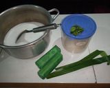 Foto langkah ke 2 dari resep Hongkue pandan 🌽 manis dan mutiara.