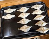 A picture of step 5 of Pan Fried Chicken Potstickers.