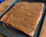 A picture of step 1 of Ribs w/ Mac & Slaw.