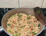 A picture of step 6 of Vegetable FRIED RICE with WHITE BUTTER.