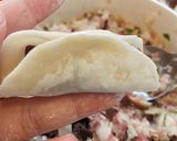 Hình bước làm 5 của món Há cảo Gyoza Nhật Bản