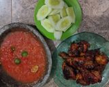 Foto langkah ke 9 dari resep Ayam bakar madu teflon dan sambal tomat limo.