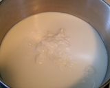 A picture of step 1 of Homemade Ricotta Cheese.