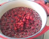A picture of step 4 of Cherry Preserves.