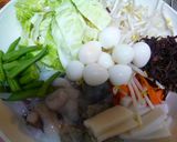 A picture of step 3 of Nagasaki Sara Udon.