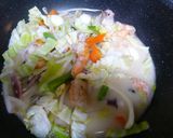 A picture of step 4 of Nagasaki Sara Udon.