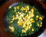 A picture of step 3 of Sweet Corn - Palak Subzi.