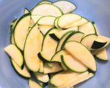 A picture of step 1 of Easy Zucchini Namul.