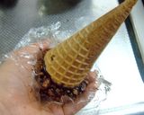 A picture of step 10 of Unmeltable Chocolate Ice Cream Cones.