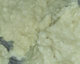 A picture of step 3 of Coconut burfi.